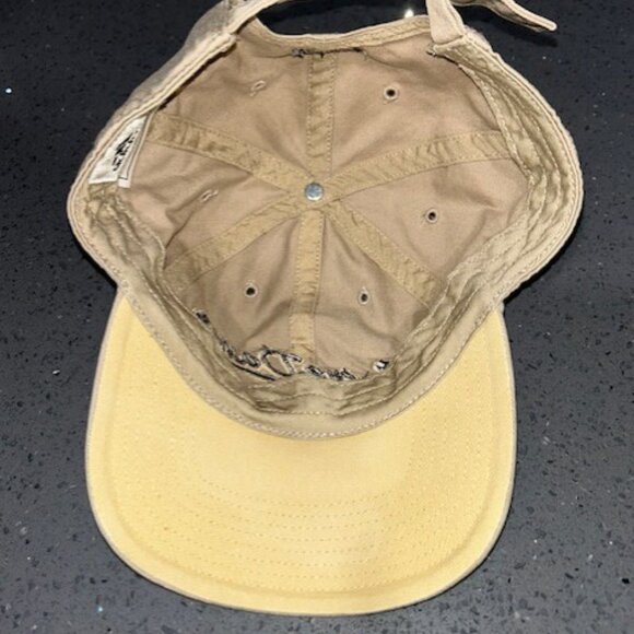 Notre Dame Irish Hat Adidas Baseball Cap Adjustable Strapback All Cotton Tan - Picture 5 of 6